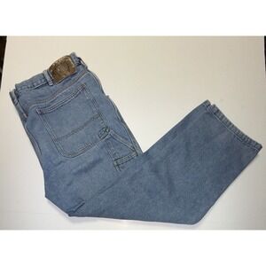 Guide Gear Jeans Men 38x30 Blue Cotton Denim Straight Carpenter Workwear Utility